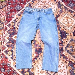 TOPSHOP Straight Leg Jeans